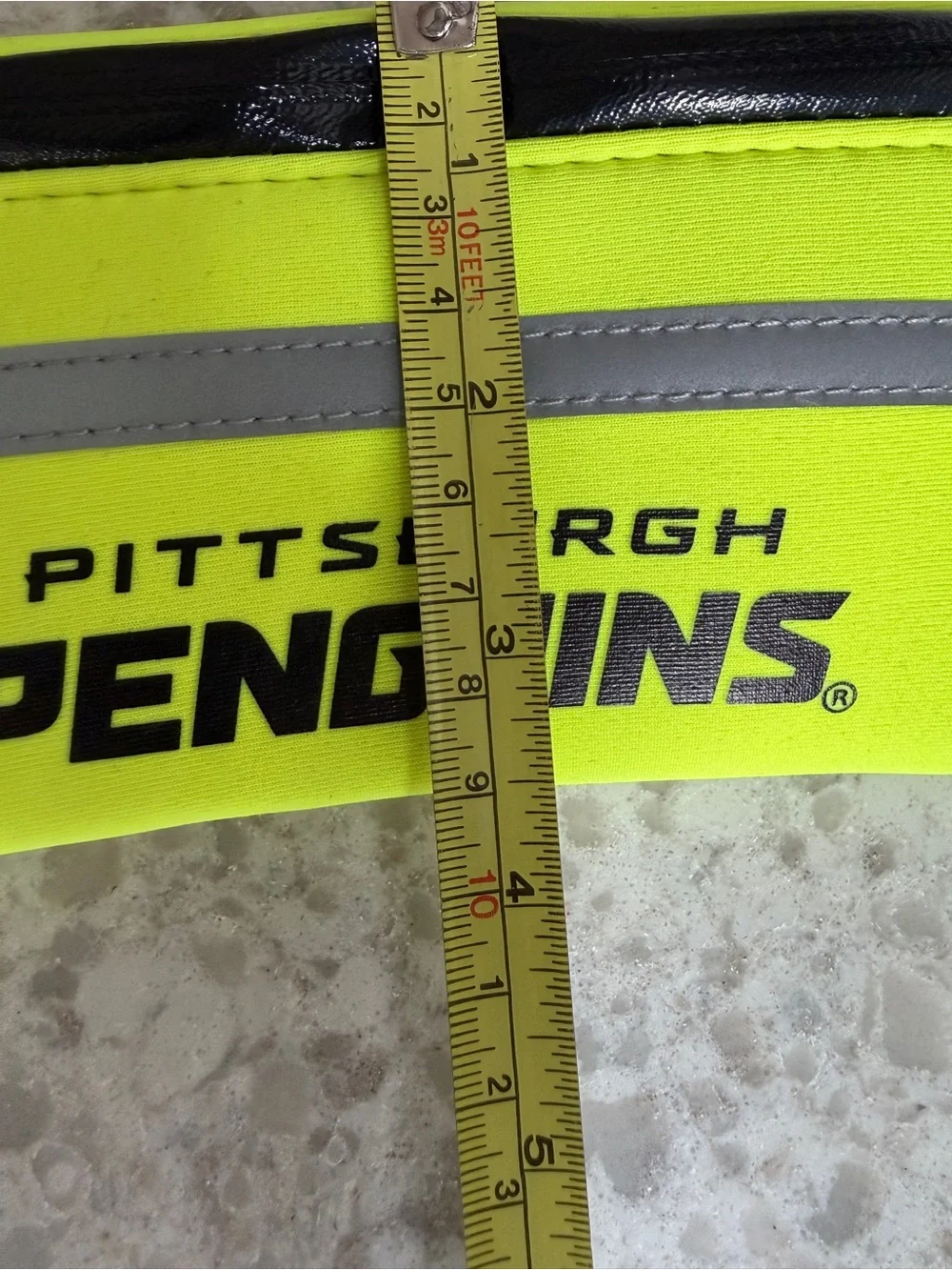 Pittsburgh Penguins Neon Yellow & Black Running Adjustable Waist Pack